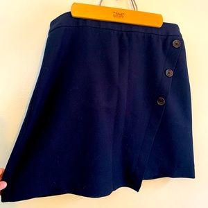 Navy Blue A-line skirt from Banana Republic